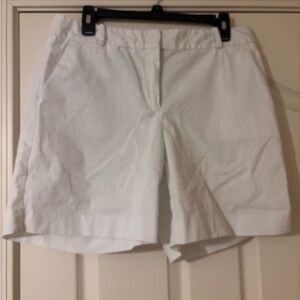 Talbots Women's White Bermuda Shorts